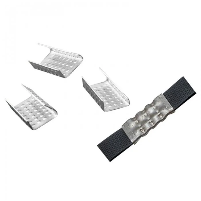 Capse Pentru Legat Banda PP Latime 12 mm, Utilizare Manuala, Material Metal, Buc / Pachet 1000-Folie Stretch, Legare Si Palet...