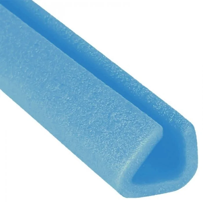 Profil Din Spuma PEE, U Clasic Lungime 2000 mm, Dimensiuni A-B-C-D 18 x 30 x 30 x 6 mm, Culoare Albastru, Metri / Pachet 500-...