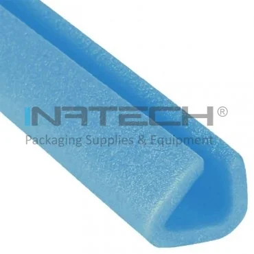 Profil Din Spuma PEE, U Clasic Lungime 2000 mm, Dimensiuni A-B-C-D 18 x 30 x 30 x 6 mm, Culoare Albastru, Metri / Pachet 500