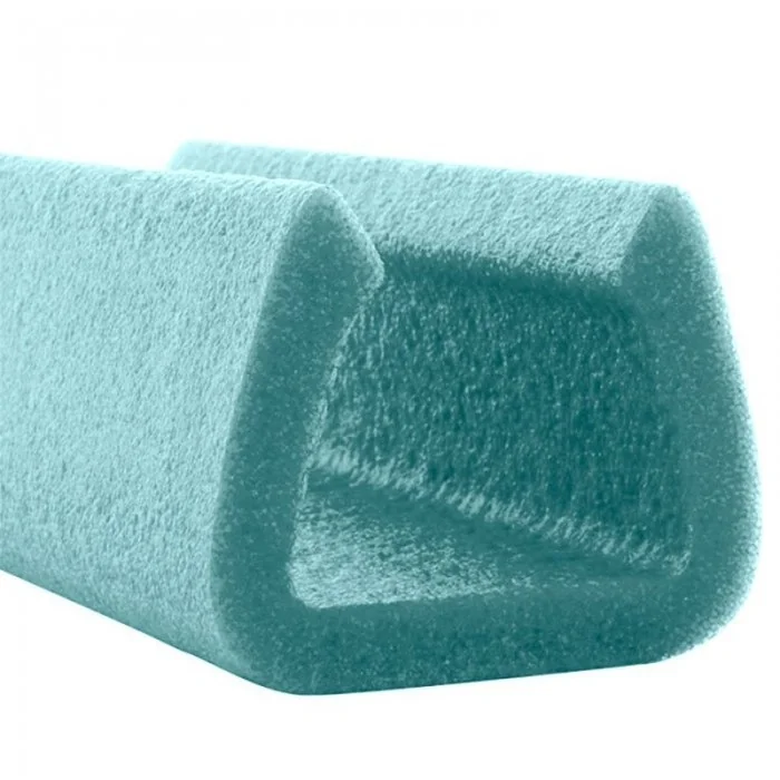 Profil Din Spuma PEE, U Clasic Lungime 1000 mm, Dimensiuni A-B-C-D 62 x 60 x 86 x 12 mm, Culoare Verde, Metri / Pachet 25-Pol...
