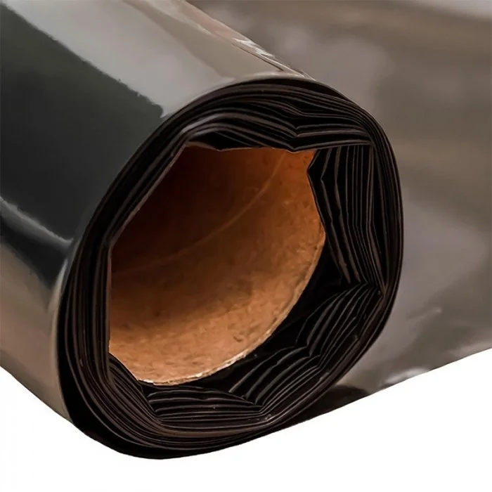 Folie Polietilena Pentru Constructii, 100 my Latime 4.2 m, Grosime 100 my, Greutate 53 kg, Culoare Negru / Gri / Verde-Produs...