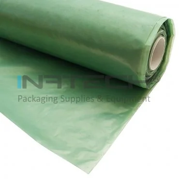 Folie Protectie Pentru Renovari, Polietilena, 35/50 my Suprafata Acoperita mp 100, Dimensiuni 4000 x 25000 mm, Grosime 50 my, Culoare Verde