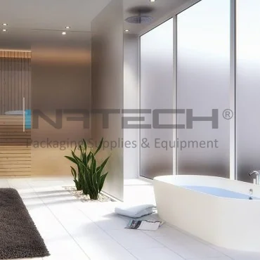 Folie Sablare Cu Efect Mat Aspect Inghetat, Lungime 20 m, Latime 1.52 m, Grosime 100 my, Aplicatie Interior