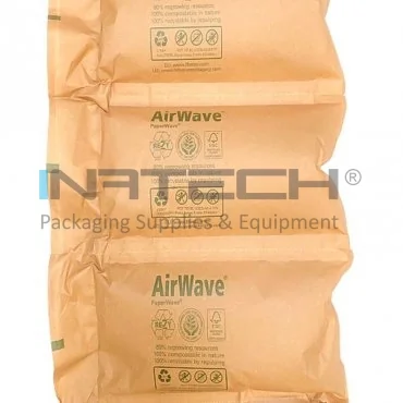 Perne De Aer Din Hartie Pentru AirWave 1, 2 Denumire Pernute void fill, Lungime Rola 300 m, Dimensiuni 100 X 210 mm, Material Hartie BIO 22 gr/mp