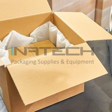 Perne De Aer BIO Pentru Sistem AirWave 1, 2 Denumire Pernute void fill, Lungime Rola 500 m, Dimensiuni 100 X 210 mm, Material Plastic BIO 20 my