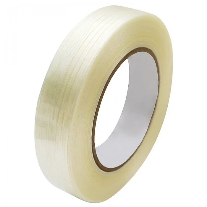Banda Adeziva Cu Fibra De Sticla Lungime 50 m, Latime 25 mm, Culoare Transparent, Tip Ranforsare Longitudinal-Benzi Adezive U...