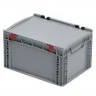 Container Cu Capac Atasat Dimensiune Interioara 370 x 270 x 215 mm, Dimensiune Exterioara 400 x 300 x 235 mm, Volum Litri 20,...