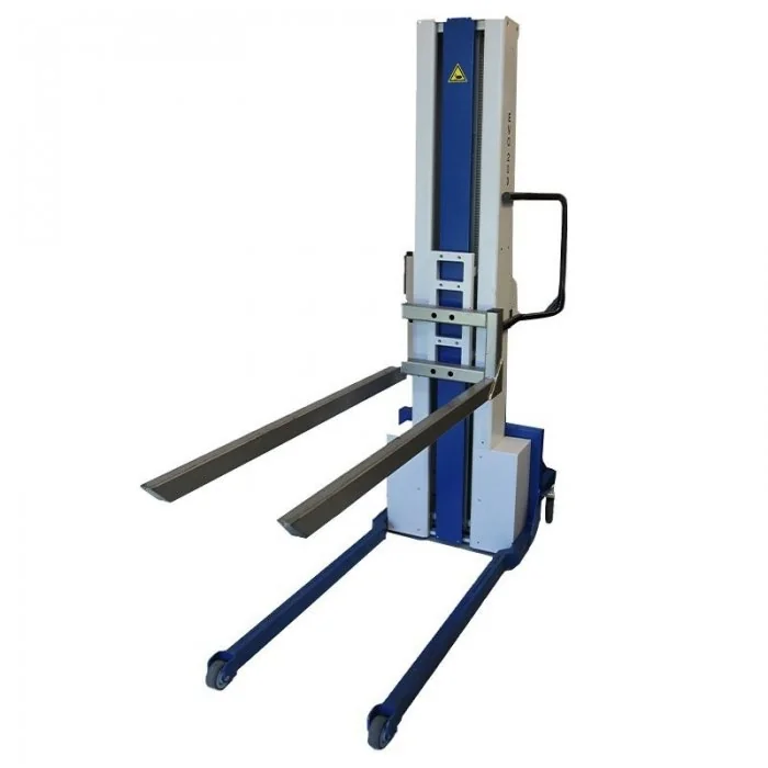 Elevator Mobil Cu Furca 610 mm x 405 mm Dimensiune suport 610 x 405 mm, Inaltime de ridicare 1500 mm, Greutate Maxima 80 kg, ...