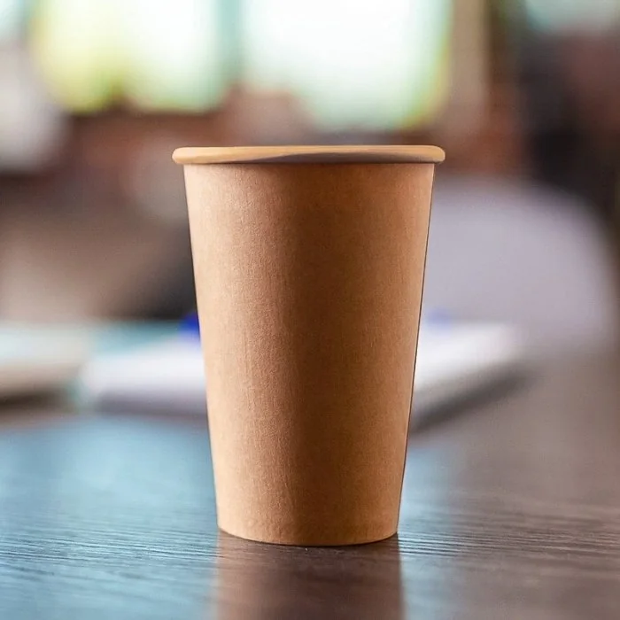 Pahar Carton 7.5 oz Pentru Aparate Automate, Vending, Ambalare 100 buc/set, Volum Oz 7.5, Culoare Maro-Pahare Carton