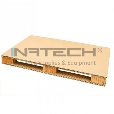 Palet Din Carton Ondulat Tip Euro Lungime 1200 mm, Latime 800 mm, Inaltime 105 mm, Rezistenta 500 kg, Culoare Natur, Nr. Picioare 9, Tip Carton HoneyComb