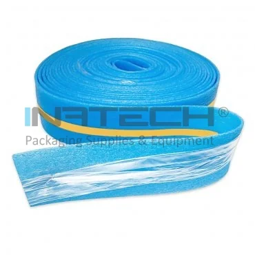 Banda Perimetrala Cu Fusta Lungime 25 m, Latime 150 mm, Adeziv DA, Grosime 8 mm, Culoare Albastru, Buc / Pachet 4