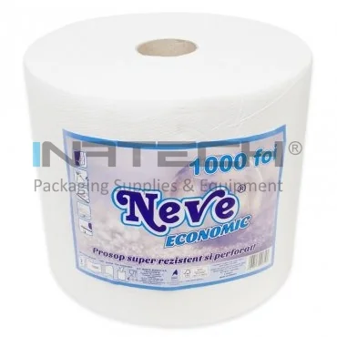 Prosop Hartie, Alb, 2 Straturi, Uz Casnic Lungime 230 m, Latime 245 mm, Straturi 2, Numar foi 1000