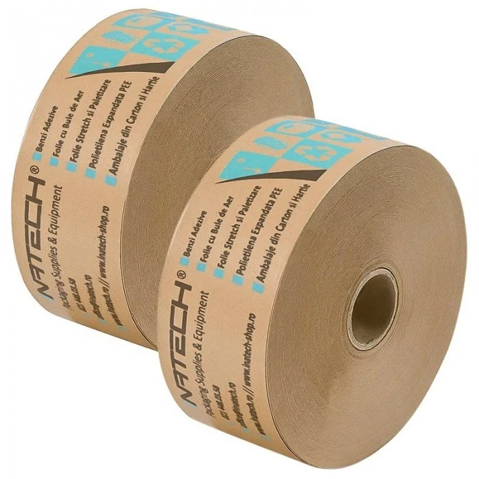 Banda Adeziva Umectibila Personalizata, Lungime 200 m, Numar Culori 1 Culoare, Latime 60 mm, Adeziv Amidon, Tip Imprimare Pe ...