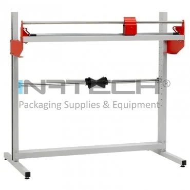 Dispenser Fix Pentru Ambalare, Suport 1 Rola, Cu Sistem De Taiere Diametru maxim role 900 mm, Latime maxima role 1050 mm, Latime dispenser 1350 mm, Inaltime dispenser 1275 mm, Greutate 24 kg