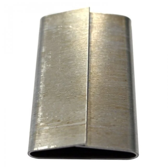 Cleme Pentru Legare Banda Metalica Lucioasa Latime 32 mm, Utilizare Manuala, Material Metal, Buc / Pachet 500-Benzi Pentru Le...