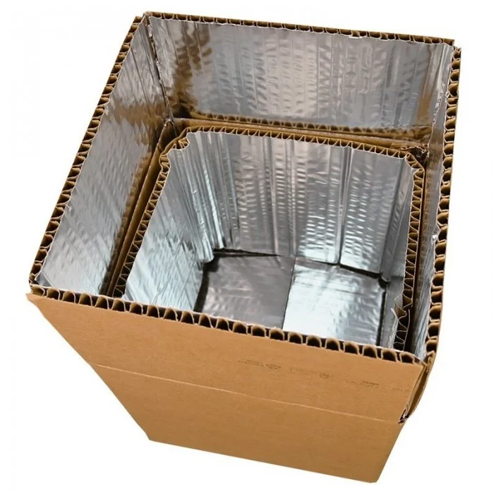 Cutie Termoizolanta Fresh Pack Kit Lungime 210 mm, Latime 210 mm, Inaltime 300 mm, Utilizare Termoizolant, Culoare Natur-Cuti...