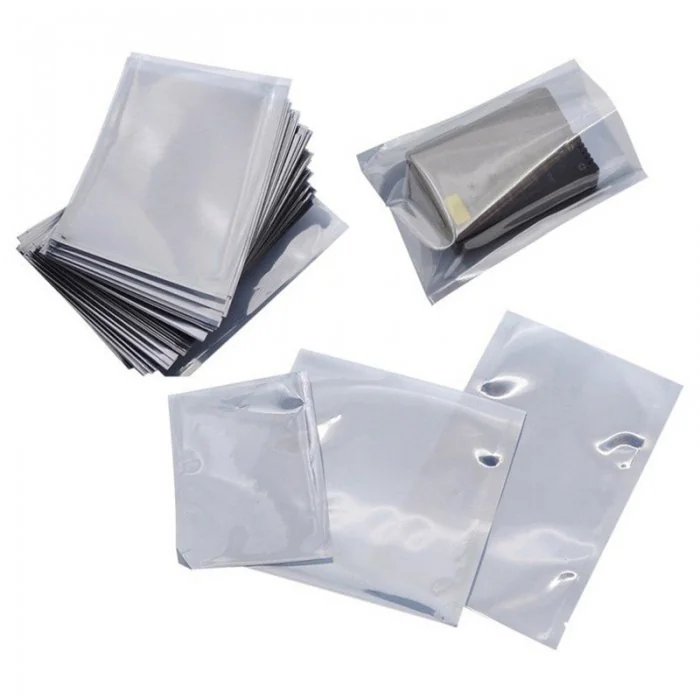 Pungi Antistatice ESD Dimensiuni mm (l x L) 220 x 320, Grosime 80 my, Culoare Transparent, Buc / Pachet 50-Folie Si Pungi Pen...