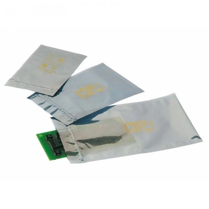 Pungi Antistatice ESD Dimensiuni mm (l x L) 300 x 400, Grosime 80 my, Culoare Transparent, Buc / Pachet 50-Folie Si Pungi Pen...