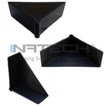 Coltare Din Plastic Pentru Banda PP Latime Exterioara 64 mm, Lungime Interioara 60 mm, Latime Ghid Banda 60 x 60 x 30 mm, Buc / Pachet 700