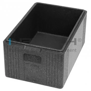 Cutii Termoizolante Pizza Capacitate 20 kg, Dimensiune Interioara 346 x 346 x 170 mm, Dimensiune Exterioara 400 x 400 x 220 mm, Material EPP, Culoare Negru / Gri, Buc / Pachet 48