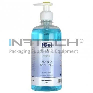 Gel Alcoolic Dezinfectant Pentru Maini Aspect Gel, Cantitate 12 buc, Volum Litri 0.5, Culoare Albastru