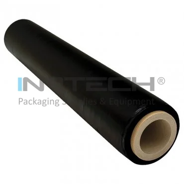 Folie Stretch Uz Manual Colorata Latime 500 mm, Grosime 23 my, Greutate 1.2 kg, Culoare Negru, Greutate Tub 0.3 kg, Buc / Pachet 6