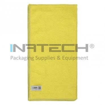 Lavete Microfibra Multicolor,  Dimensiuni 40 x 40 cm, Culoare Galben, Greutate 210 gr/m2, Buc / Pachet 10