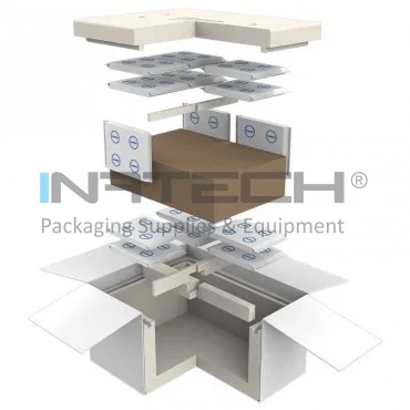 Cutii Termoizolante Pentru Expedieri In Conditii De Temperatura Controlata, Inghetat, -15°C Dimensiune Interioara 580 X 390 X 105 mm, Dimensiune Exterioara 725 X 600 X 412 mm, Volum Litri 24, Timp validare, zile 2.5