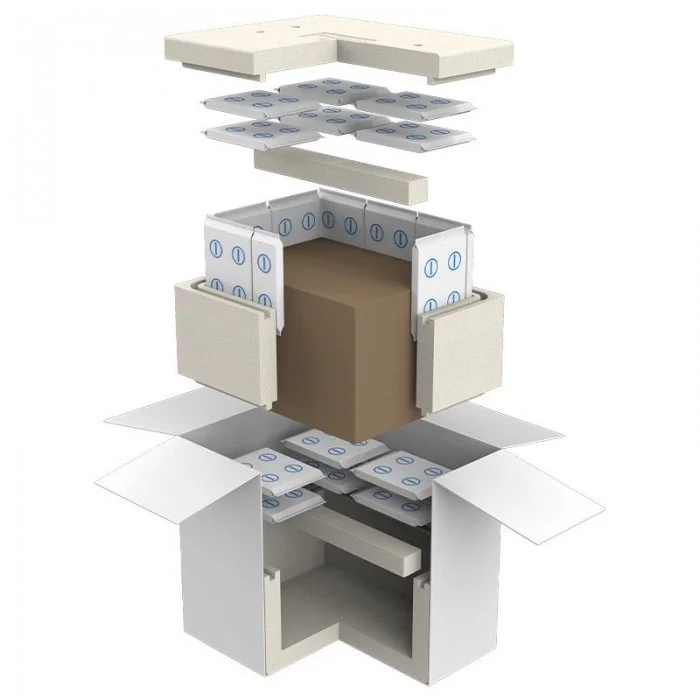 Cutii Termoizolante Pentru Expedieri In Conditii De Temperatura Controlata, Inghetat, -15°C Dimensiune Interioara 520 X 385 X...
