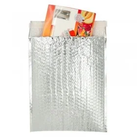 Plic Cu Bule Termoizolant Dimensiuni 500 x 475 mm, Material PET / Folie Bule / PEE, Clapeta 50 mm, Culoare Argintiu-Plicuri I...