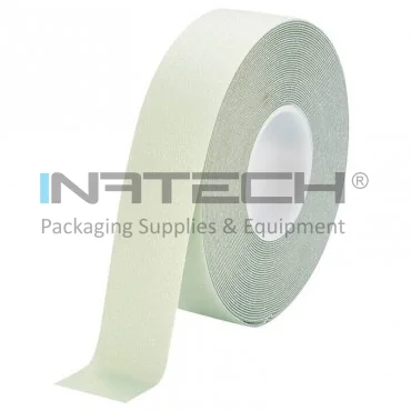 Banda Adeziva Antialunecare Fluorescenta Lungime 18.3 m, Latime 100 mm, Culoare Fluorescent, Tip Standard, Buc / Pachet 10