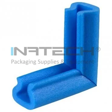 Coltar U Tulip Din Polietilena Expandata (PEE) Dimensiuni A-B-C-D 57 x 30 x 100 x 100 mm, Culoare Albastru, Buc / Pachet 100