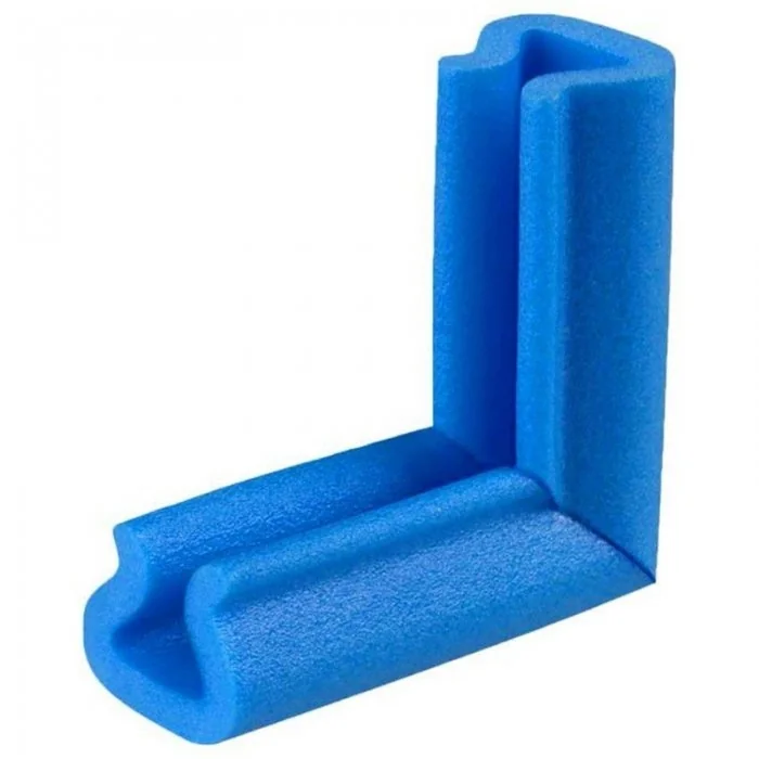 Coltar U Tulip Din Polietilena Expandata (PEE) Dimensiuni A-B-C-D 71 x 45 x 100 x 100 mm, Culoare Albastru, Buc / Pachet 100-...