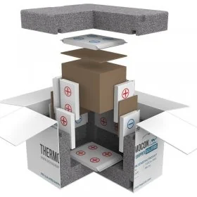 Cutii Termoizolante Pentru Expedieri In Conditii De Temperatura Controlata, Rece +2°C - +8°C Dimensiune Interioara 283 X 193 ...