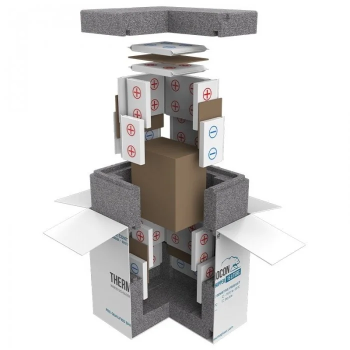 Cutii Termoizolante Pentru Expedieri In Conditii De Temperatura Controlata, Rece +2°C - +8°C Dimensiune Interioara 283 X 193 ...