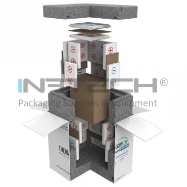 Cutii Termoizolante Pentru Expedieri In Conditii De Temperatura Controlata, Rece +2°C - +8°C Dimensiune Interioara 283 X 193 X 305 mm, Dimensiune Exterioara 575 X 495 X 595 mm, Volum Litri 15, Timp validare, zile 3