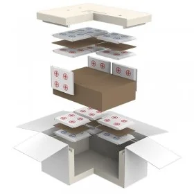 Cutii Termoizolante Pentru Expedieri In Conditii De Temperatura Controlata, Rece +2°C - +8°C Dimensiune Interioara 580 X 390 ...