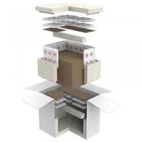 Cutii Termoizolante Pentru Expedieri In Conditii De Temperatura Controlata, Rece +2°C - +8°C Dimensiune Interioara 521 X 388 ...
