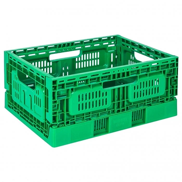 Lada Pliabila Cu Pereti Ventilati Dimensiune Interioara 370 x 270 x 175 mm, Dimensiune Exterioara 400 x 300 x 180 mm, Materia...