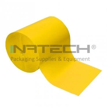 Banda Elastica Pentru Paletizare Lungime 1200 mm, Latime 100 mm, Benzi Pe Rola 100, Culoare Galben, Buc / Pachet 28