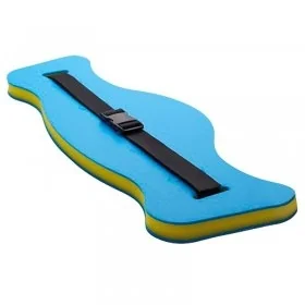 Pluta Inot Din Spuma Lungime 700 mm, Latime 265 mm, Grosime 35 mm, Culoare Galben / Albastru-Sport Si Agrement