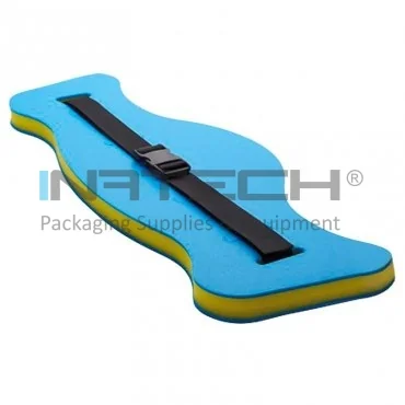 Pluta Inot Din Spuma Lungime 700 mm, Latime 265 mm, Grosime 35 mm, Culoare Galben / Albastru