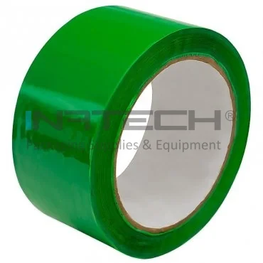 Banda Adeziva Colorata Lungime 66 m, Latime 50 mm, Adeziv Acrilic, Culoare Verde