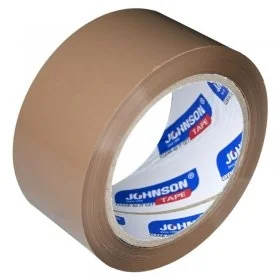 Banda Adeziva Acrilica Johnson Lungime 82 m, Adeziv Acrilic, Latime 48 mm, Culoare Maro, Silentios Nu-Benzi Adezive Pentru Am...