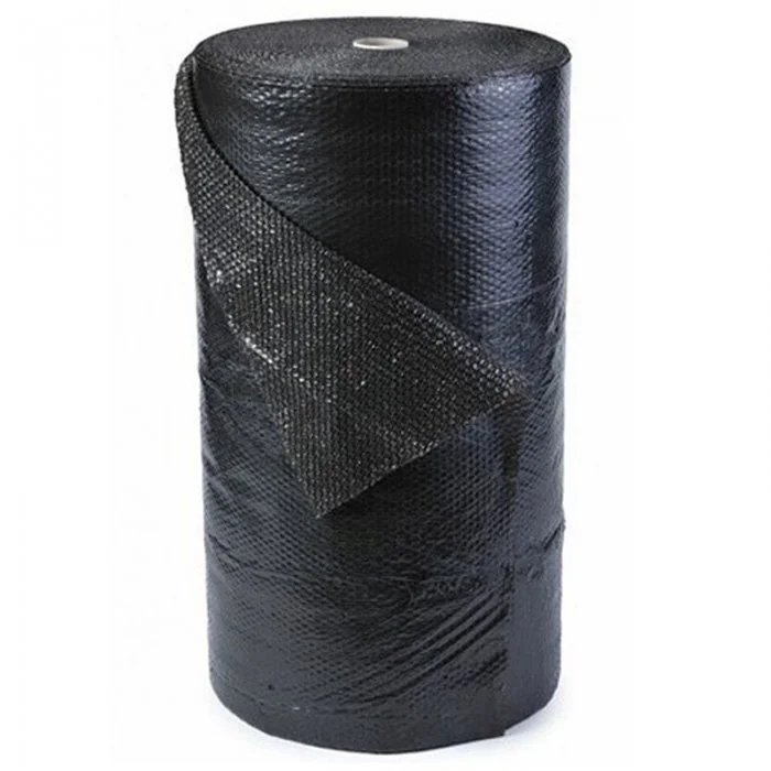 Folie Cu Bule Mici Neagra Latime 200 mm, Lungime 100 m, Straturi 2, Grosime 70 my, Culoare Negru-Folie Cu Bule De Aer Mici