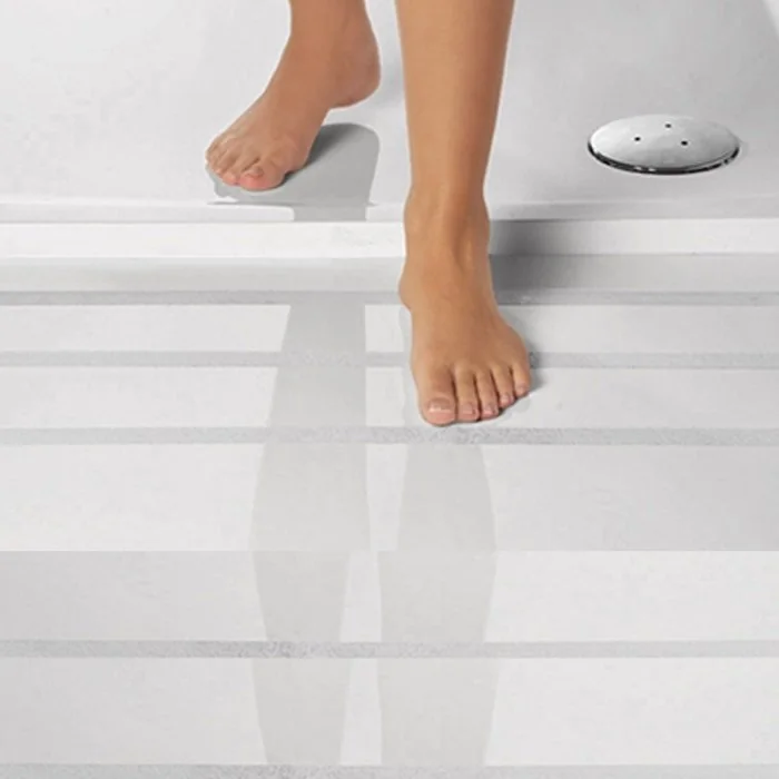 Banda Adeziva Antialunecare Aqua Safe Lungime 18.3 m, Latime 100 mm, Culoare Galben, Tip Cauciucata Grosiera, Buc / Pachet 10...