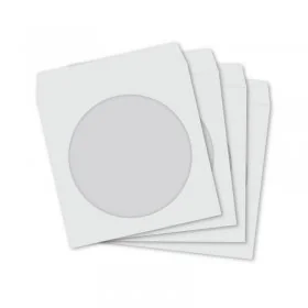 Plic Fara Fereastra Adeziv Umectabil, Dimensiuni 124 x 127 mm, Culoare Alb, Tip CD DVD, Ambalare Buc/Cutie 1000-Plicuri Si Pu...