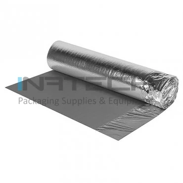 Folie Aluminizata Parchet Lungime 100 m, Latime 1000 mm, Grosime 3 mm, Culoare Negru