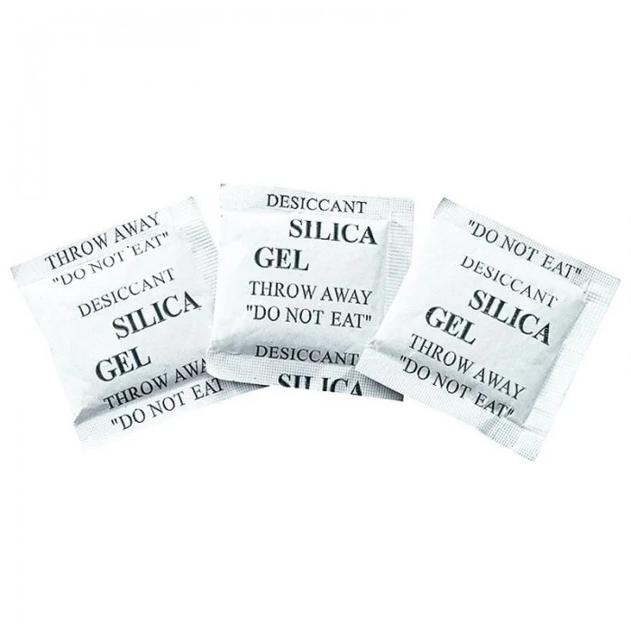 Silica Gel Desicant Dimensiune Sac 310 x 150 mm, Unitati Desicare 32, Greutate Sac 1000g kg, Performanta Absorbtie Vapori 192...
