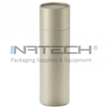 Tuburi Carton Cu Capac Pentru Ambalare Si Stocare Lungime 215 mm, Diametru Interior 66 mm, Grosime 1.5 mm, Culoare Auriu